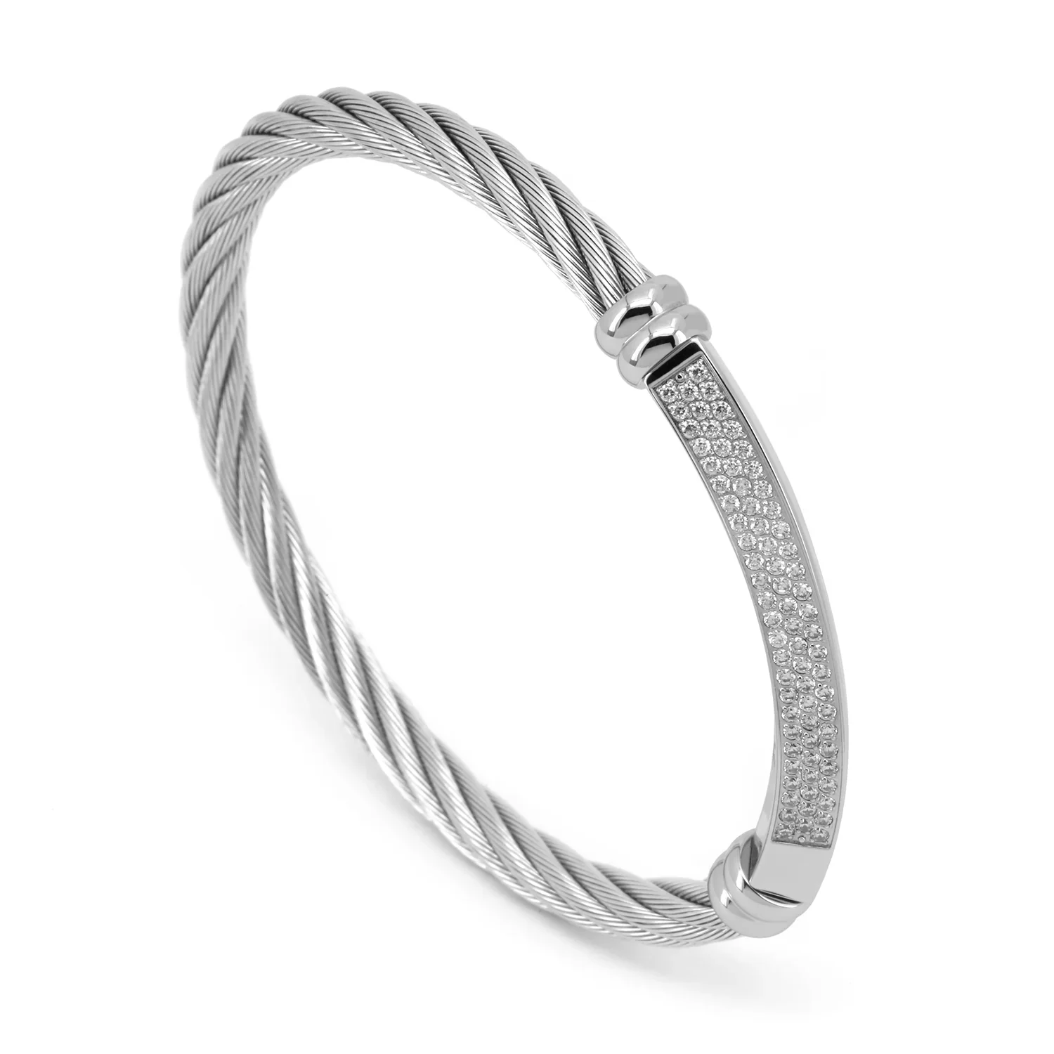 Cable Signature Better Half Bangle - Image 27