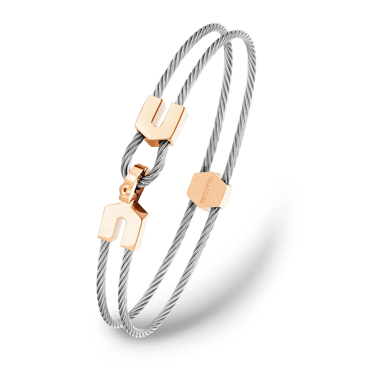 Cable Signature Coup de Foudre Horseshoe Bangle - Image 8