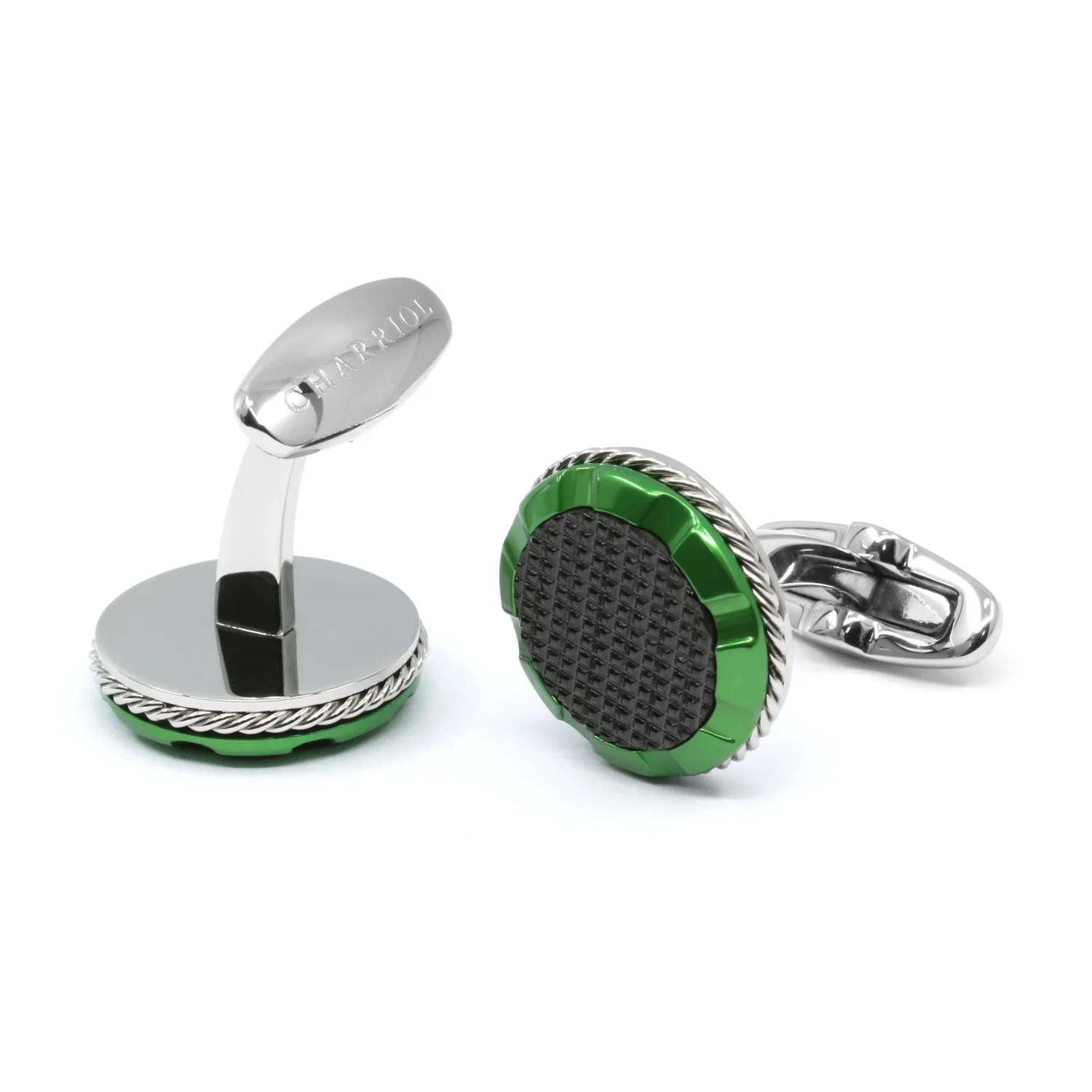 Celtic® Clous de Paris Cufflinks - Image 4