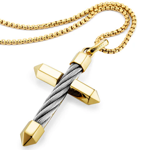 Celtic® Cross Necklace Big Pendant - Image 9