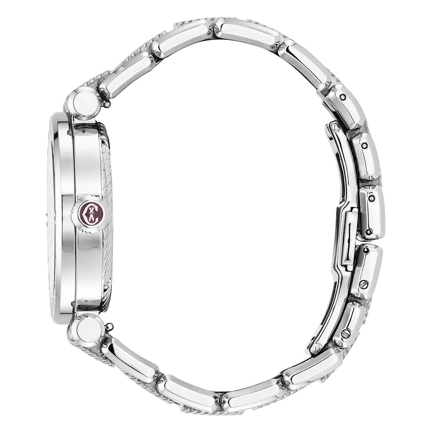 NAVIGATOR CRUISE, 36MM, QUARTZ CALIBRE, MOTHER-OF-PEARL DIAL, STEEL "CHARRIOL CHARRIOL" BEZEL, METAL INTERCHANGEABLE BRACELET - Image 3