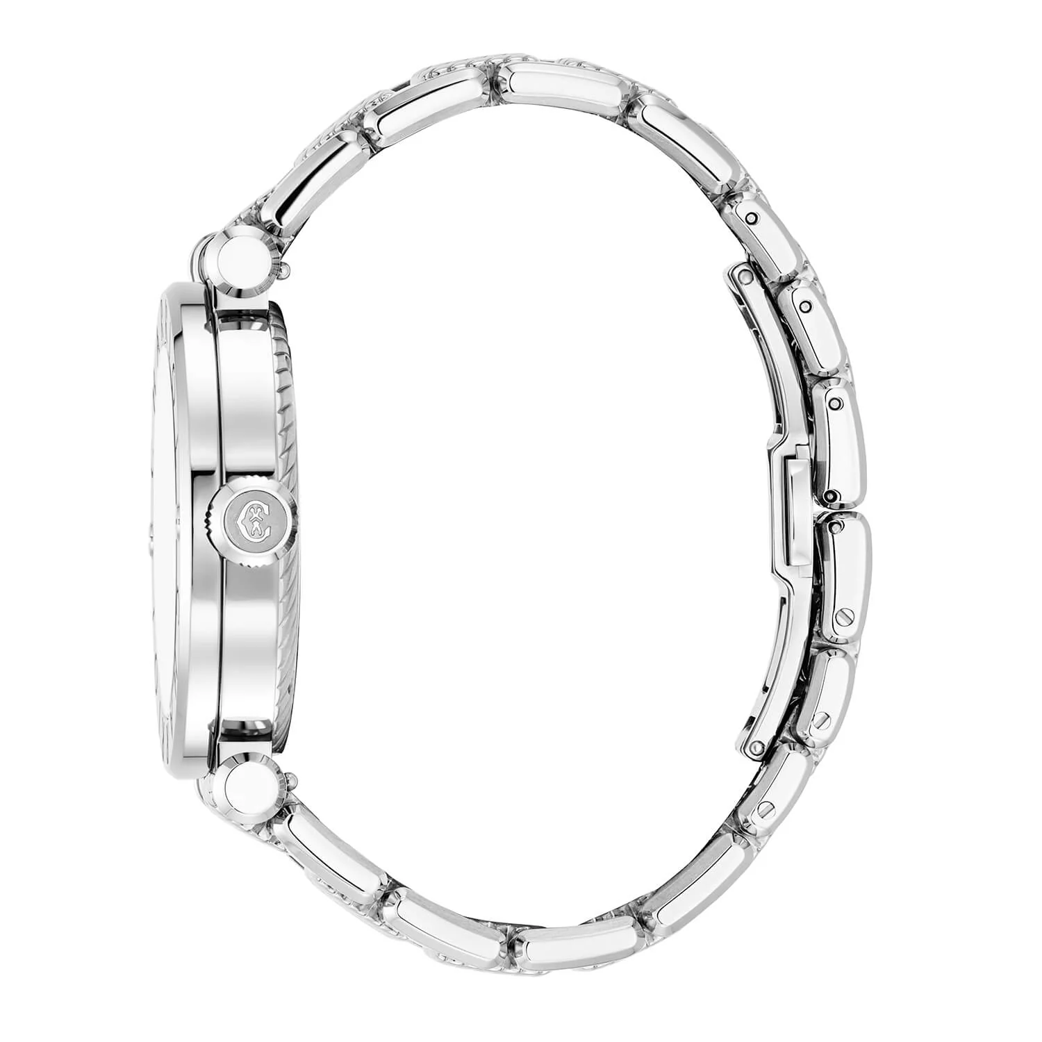 NAVIGATOR CRUISE, 41MM, AUTOMATIC CALIBRE, MATT WHITE CENTER SUN AND CIRCULAR DIAL WITH 11 BLUE ROMAN FIGURES, STEEL "CHARRIOL CHARRIOL" WITH 2 SCREWS BEZEL, ,METAL INTERCHANGEABLE BRACELET - Image 3