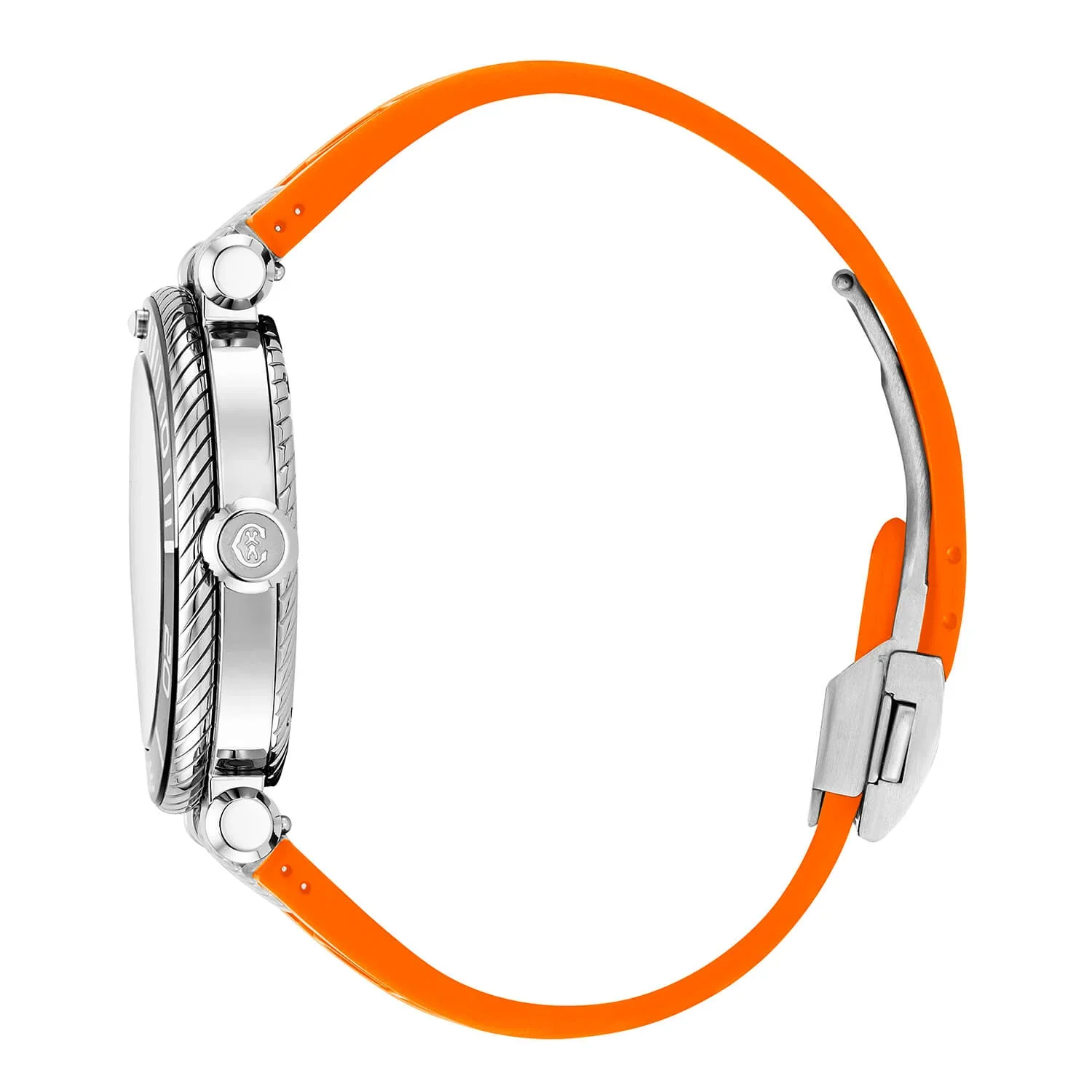 NAVIGATOR SURF, 41MM, AUTOMATIC CALIBRE, BLACK LUMINOVA DIAL, BLACK AND SILVER BEZEL, ORANGE RUBBER INTERCHANGEABLE BRACELET - Image 3