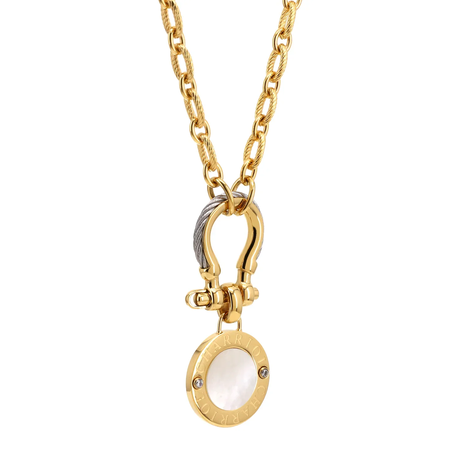 St. Tropez® Mariner Shackle & Coin Necklace - Image 8
